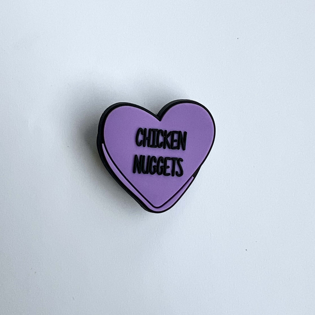Chicken Nuggets Heart Shoe Charm