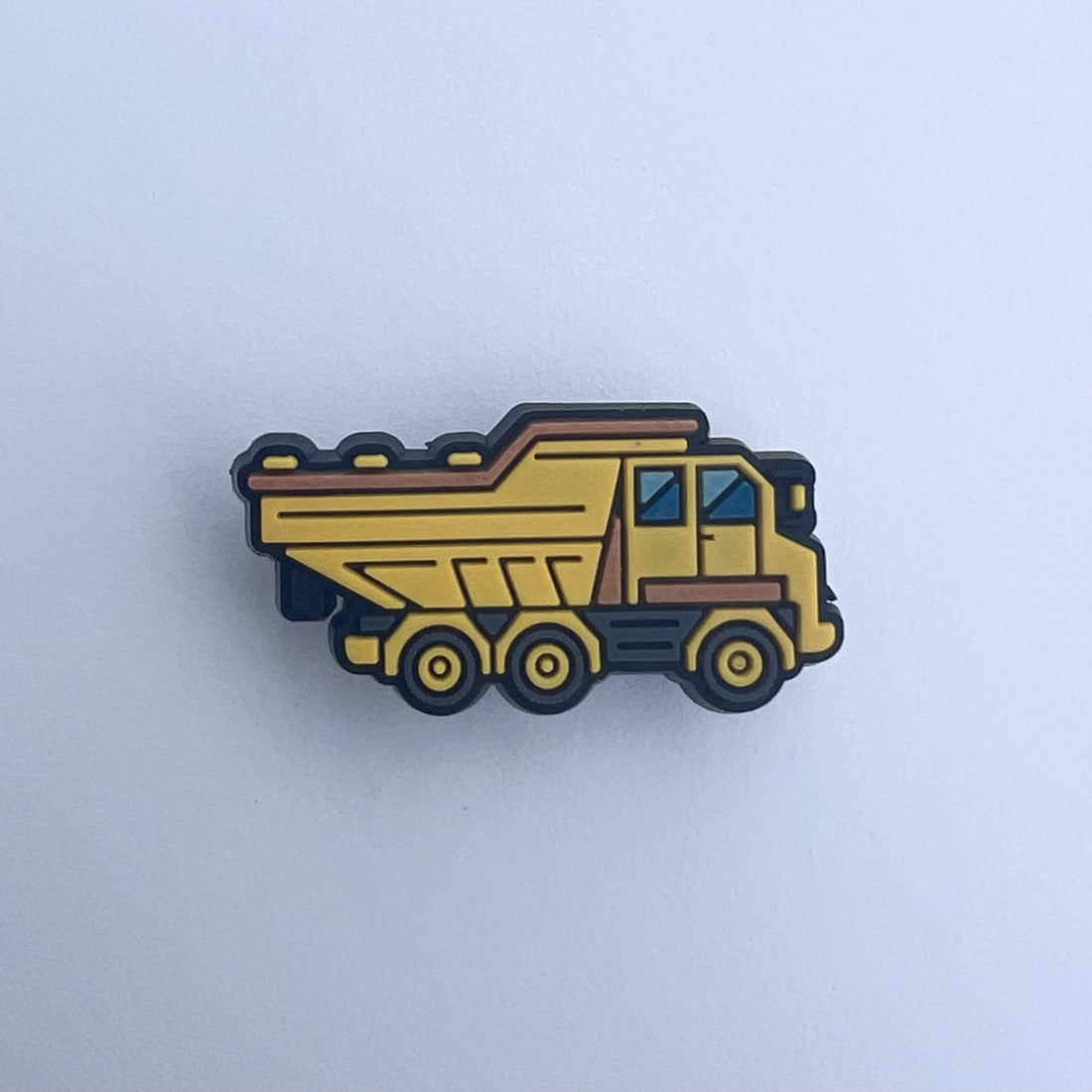 Yellow Dump Truck Shoe Charm