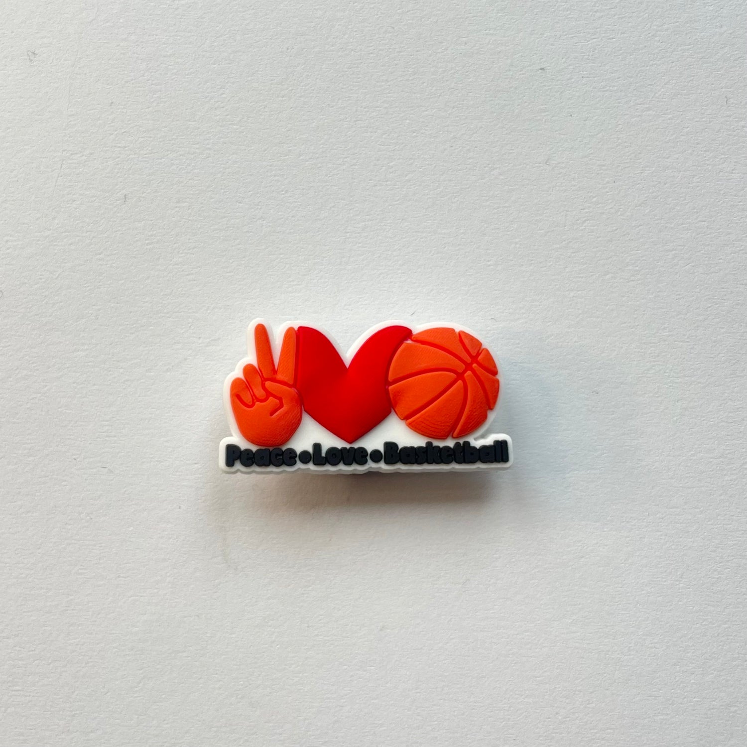 Peace, Love &amp; Basketball Charm