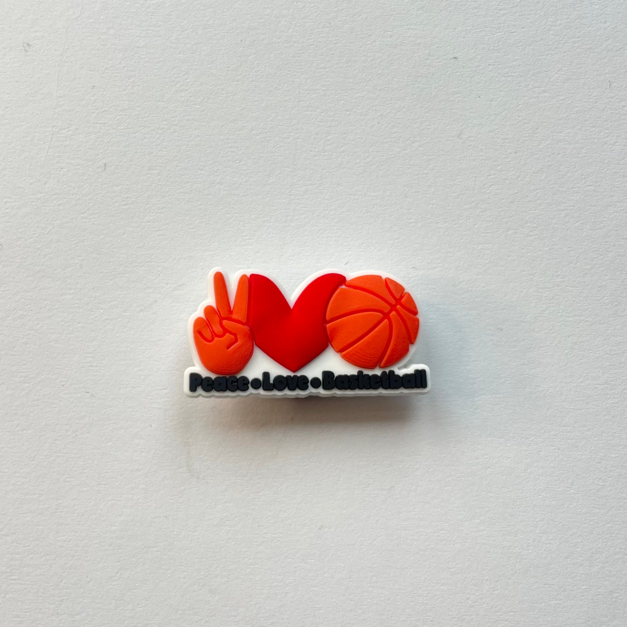 Peace, Love &amp; Basketball Charm