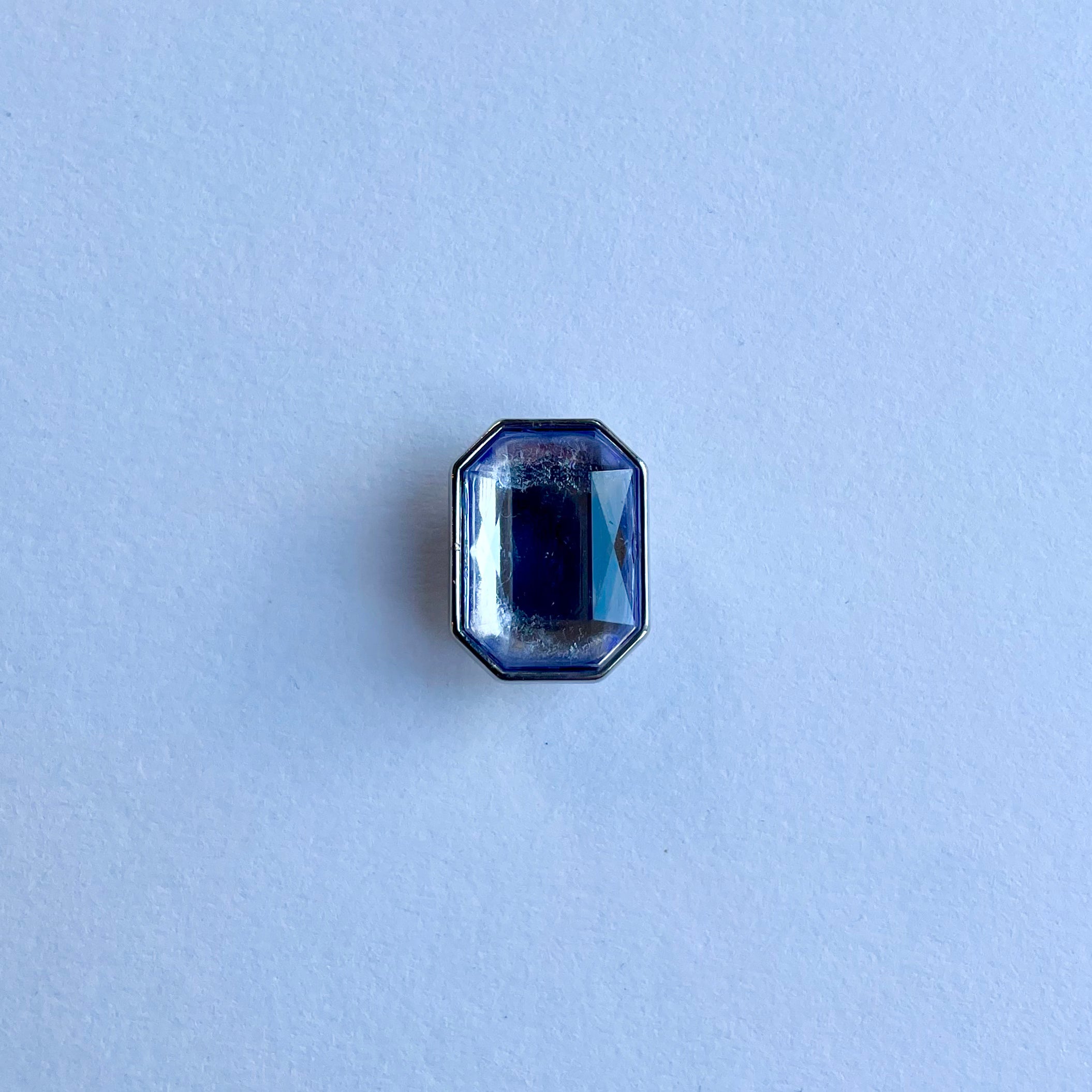 Chunky Purple Gemstone Charm