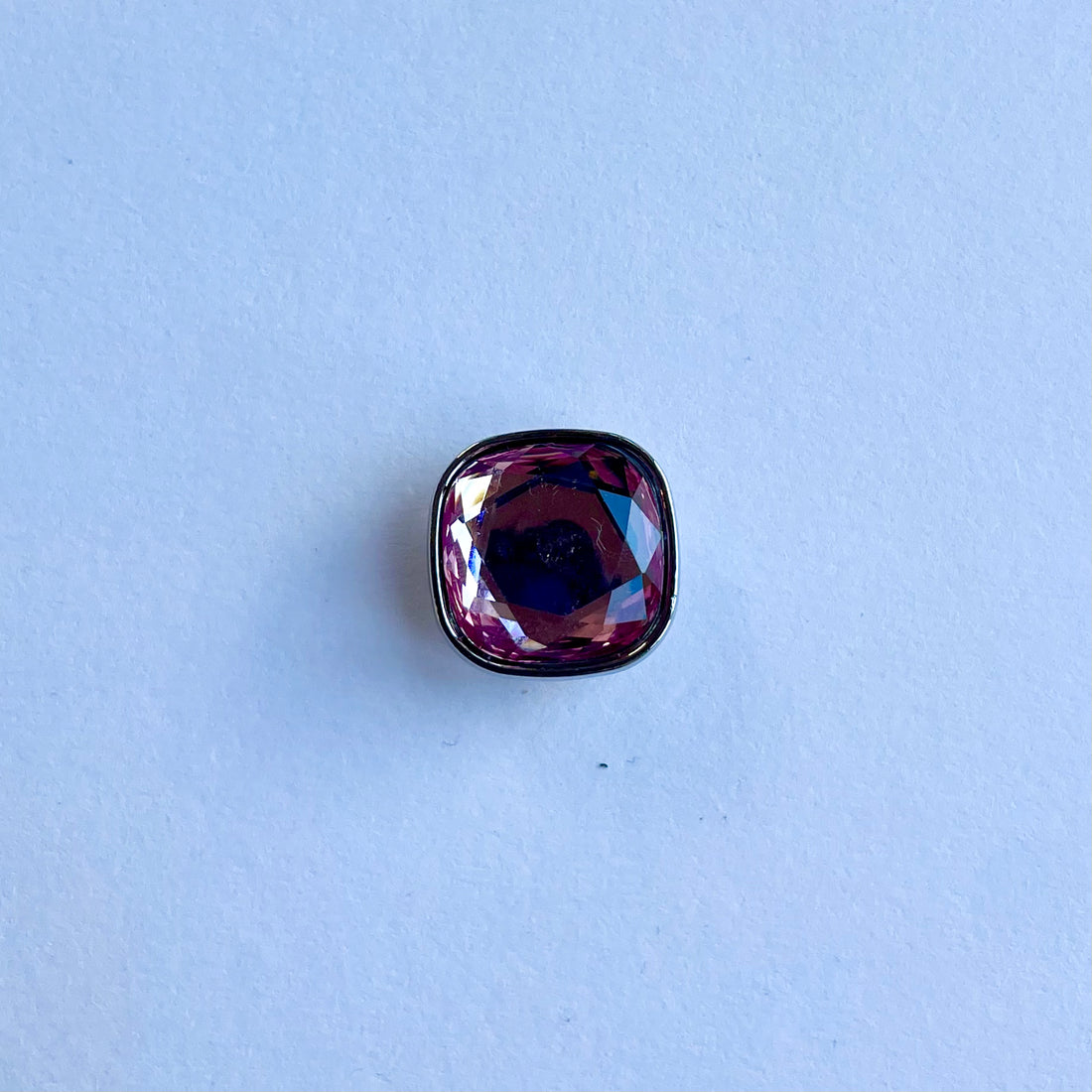 Chunky Pink Gemstone Charm