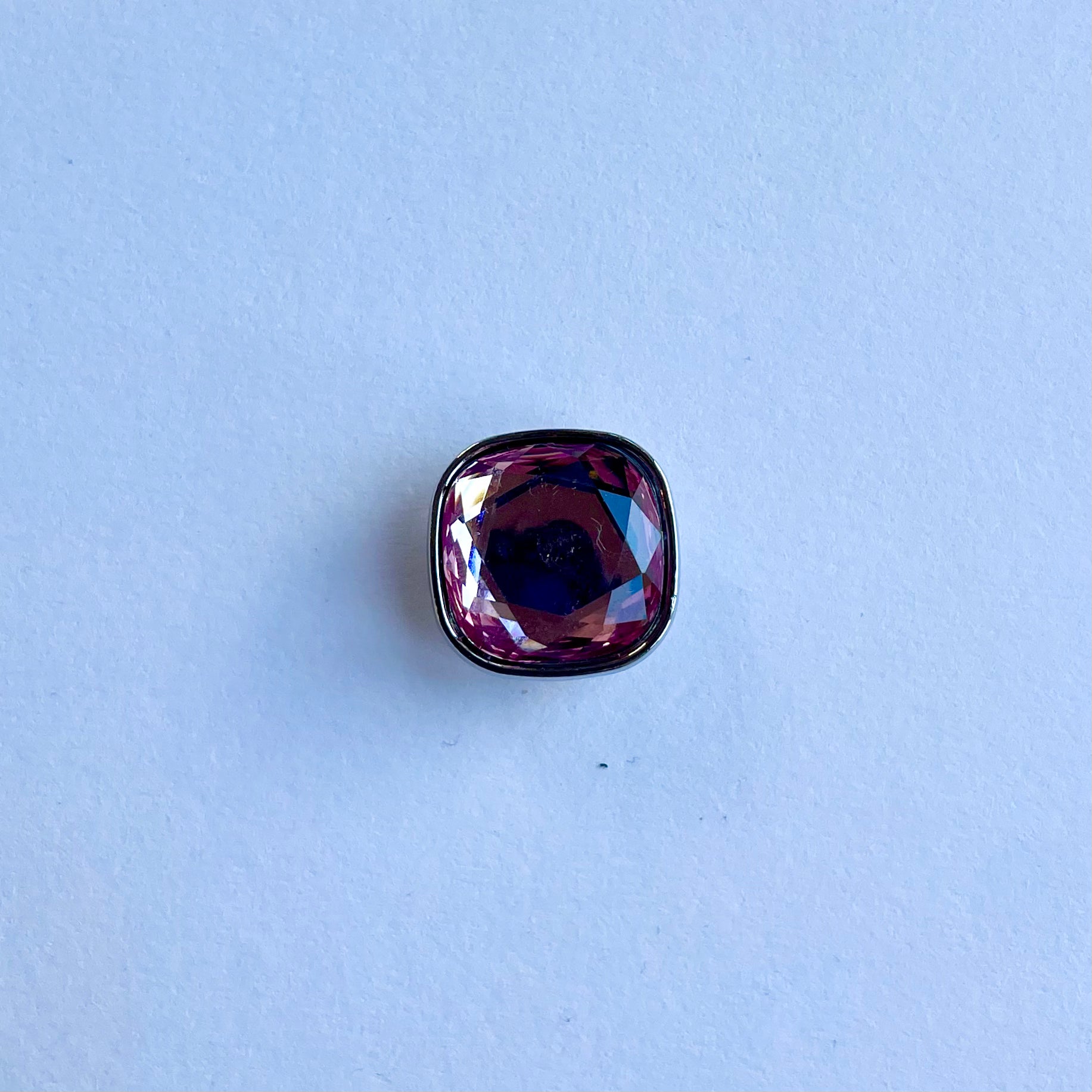 Chunky Pink Gemstone Charm