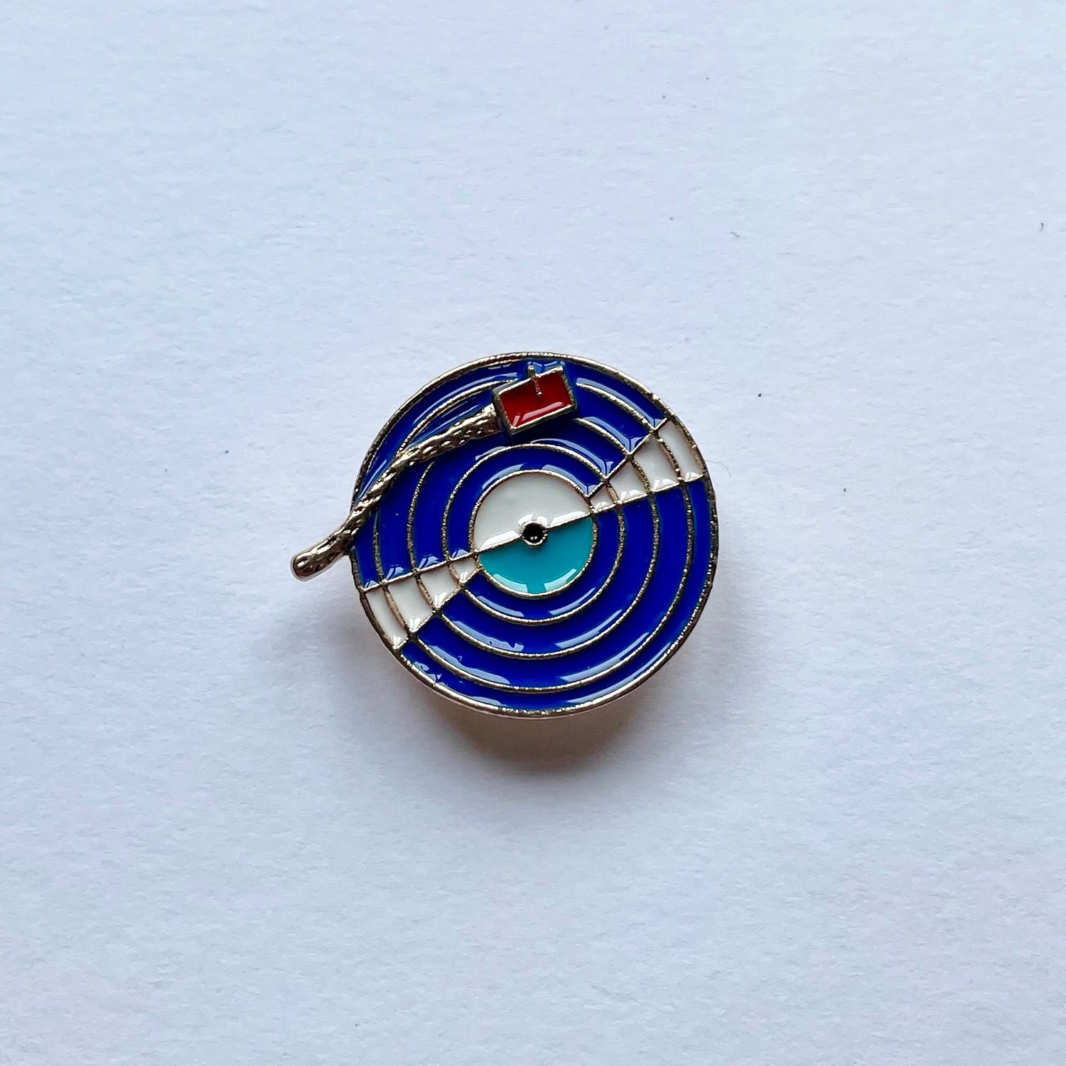 Record Metal Charm