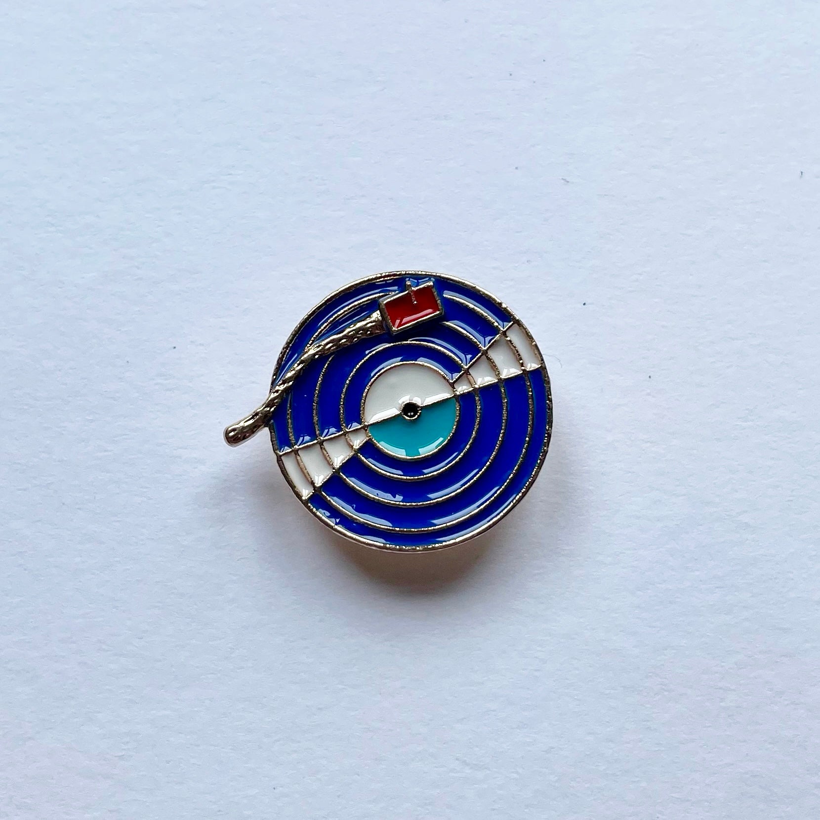 Record Metal Charm