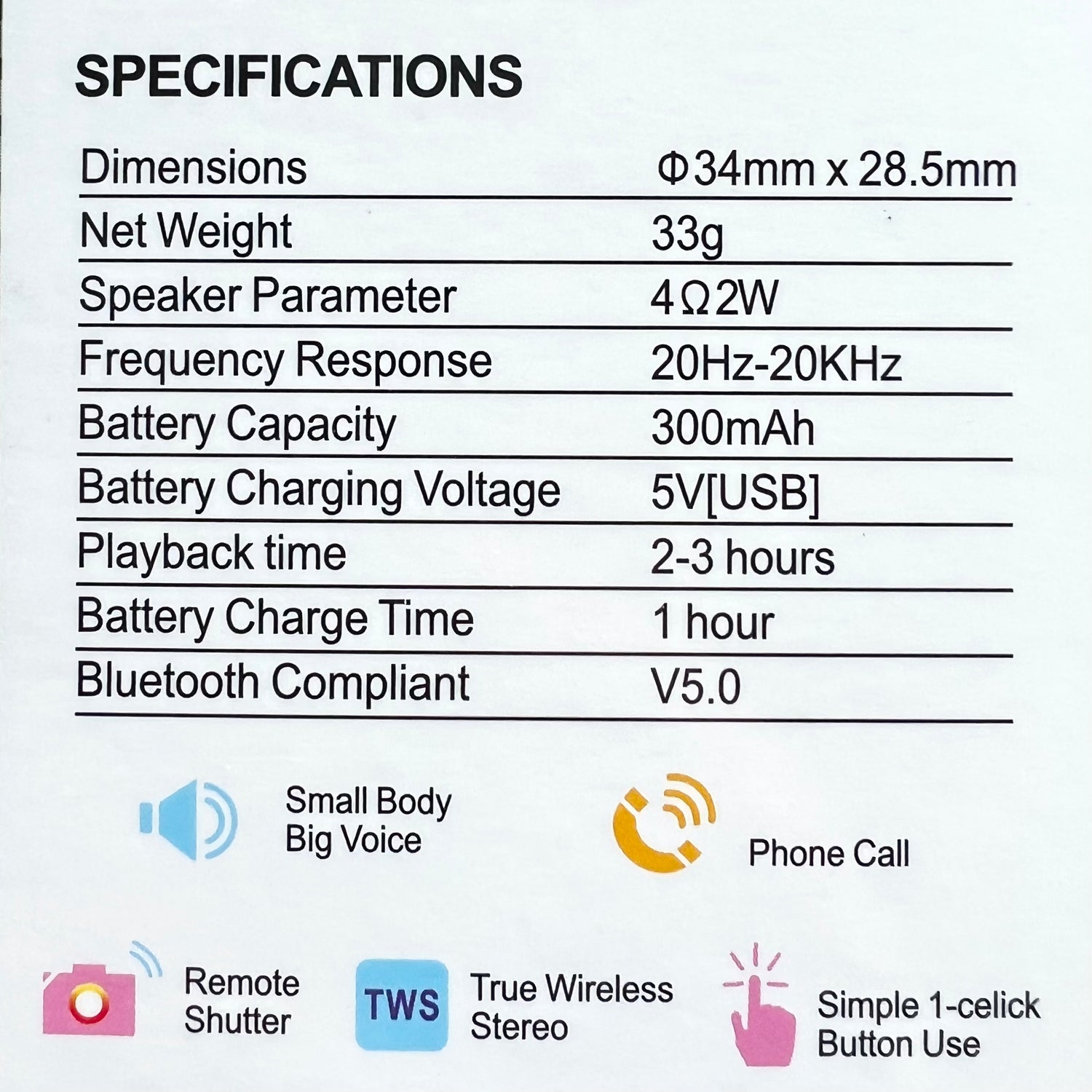 Bluetooth Speaker Charm - Gold