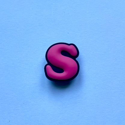 Chunky Colourful Letter Charms