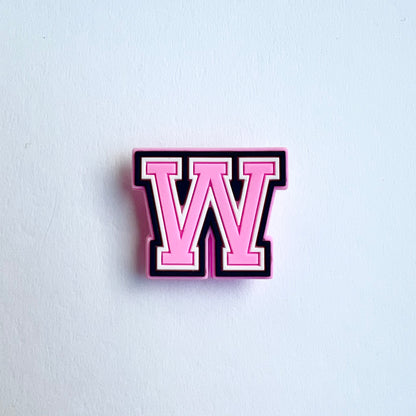 Pink Letter Charms