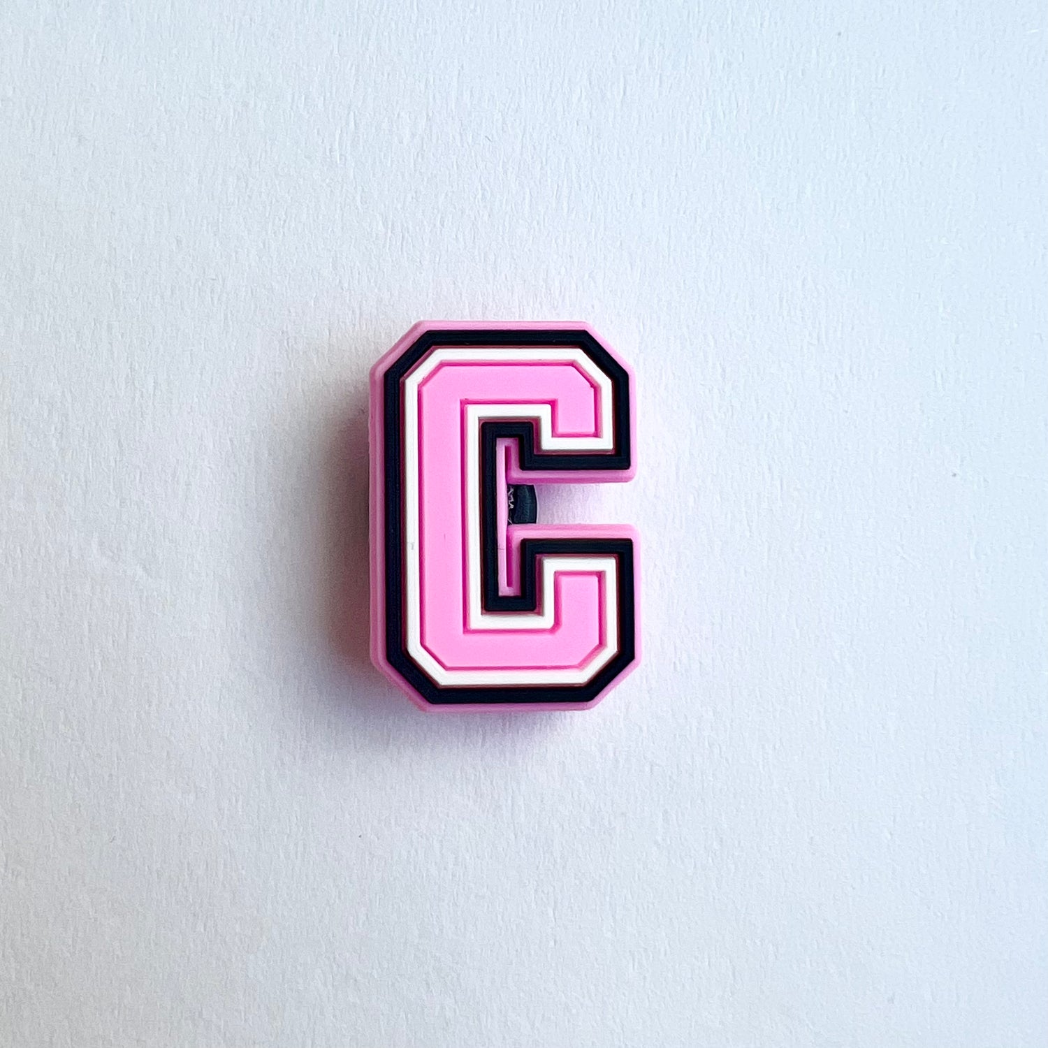 Pink Letter Charms