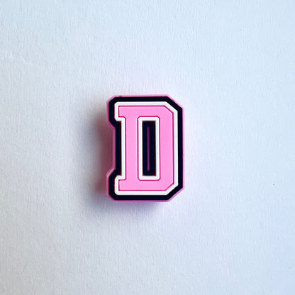 Pink Letter Charms