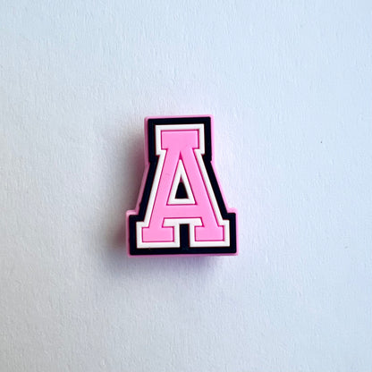 Pink Letter Charms
