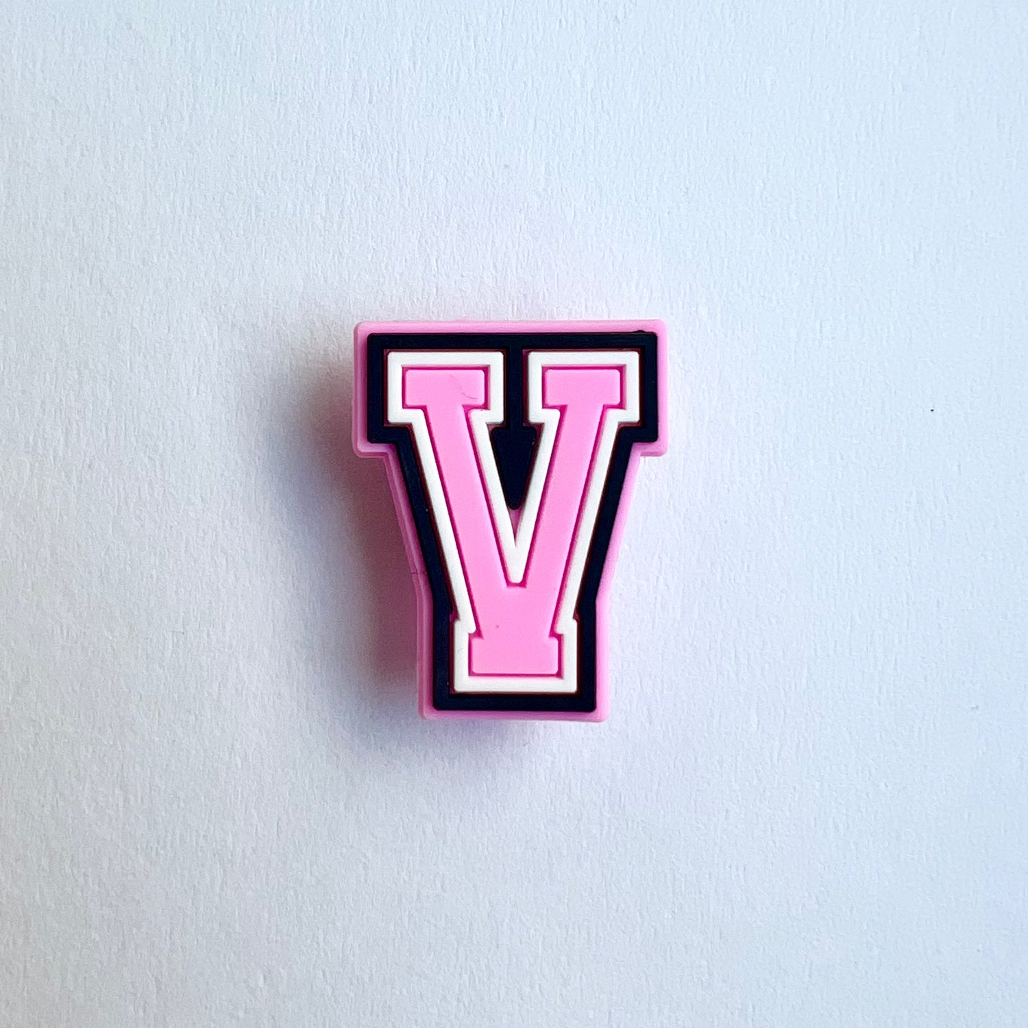 Pink Letter Charms