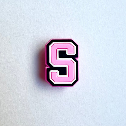 Pink Letter Charms