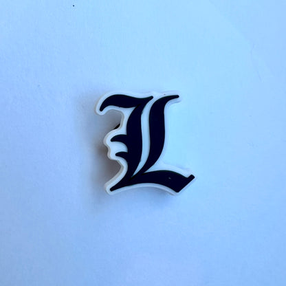 Old English Letter Charms