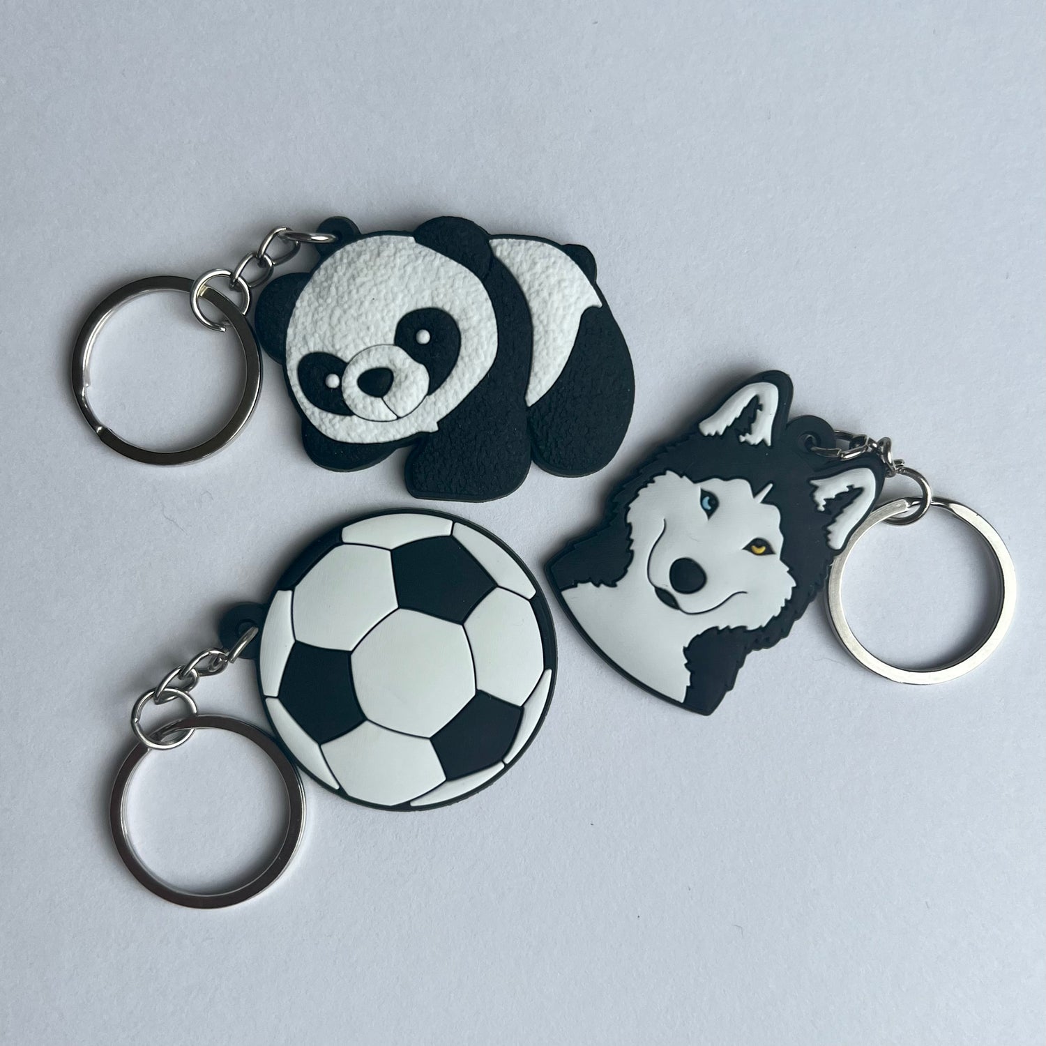 The Black &amp; White Keyring Pack