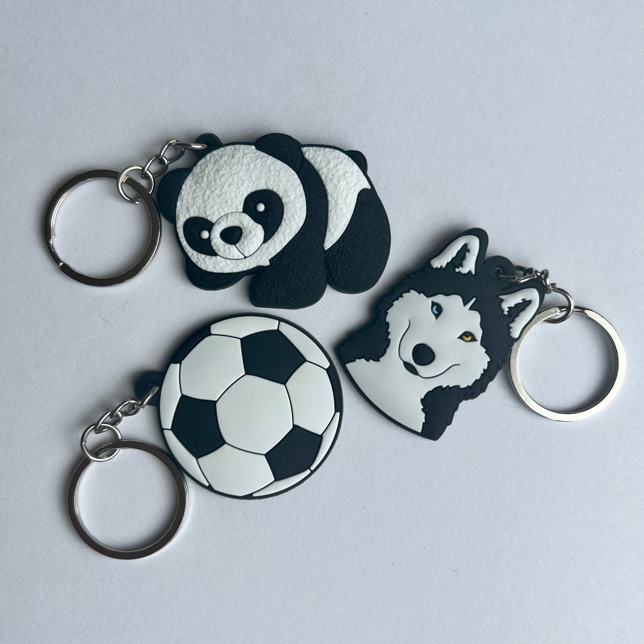 The Black &amp; White Keyring Pack