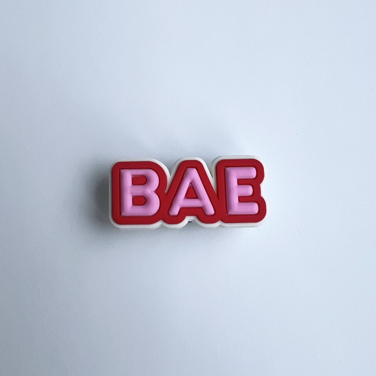 Pink and Red BAE Charm