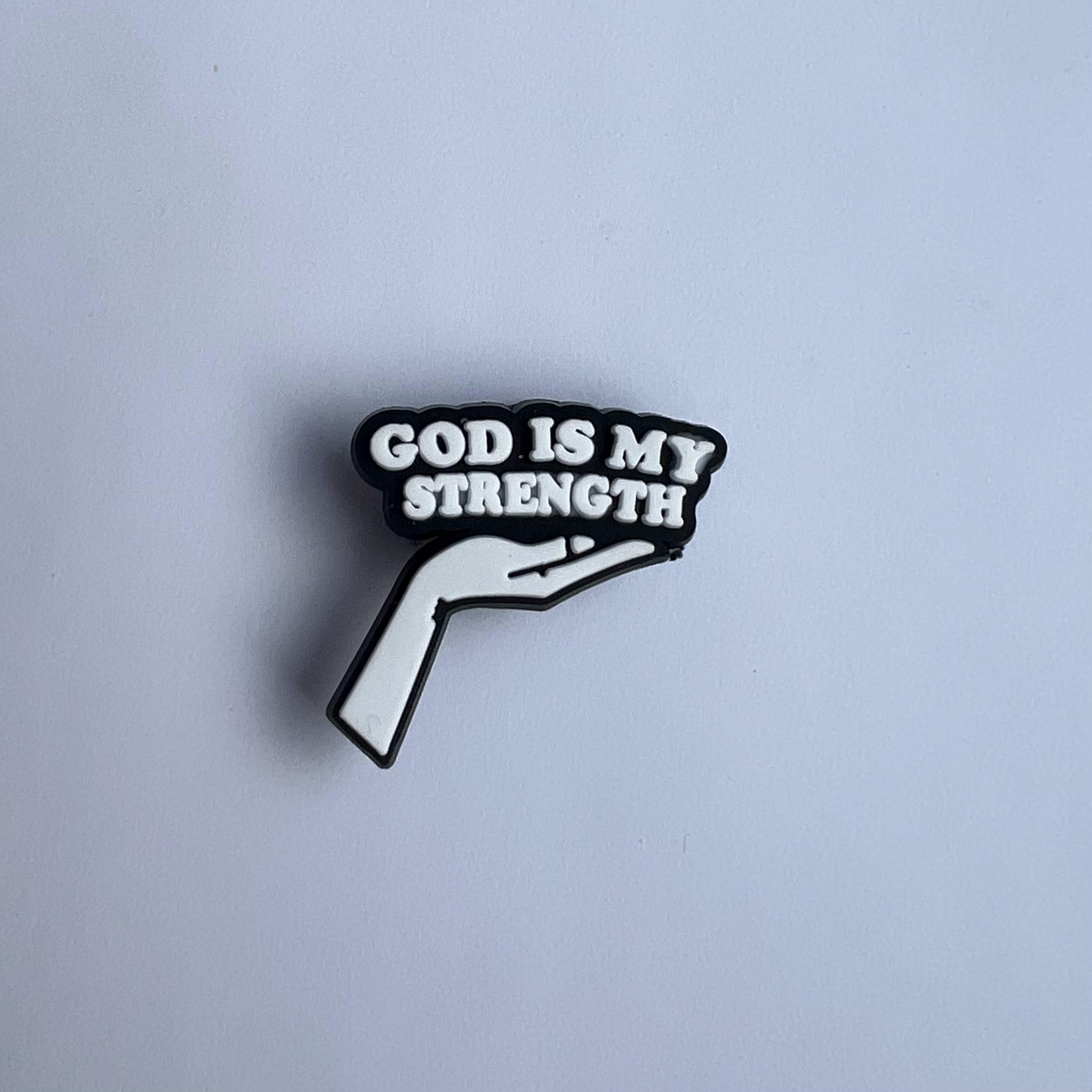 God Is My Strength Charm