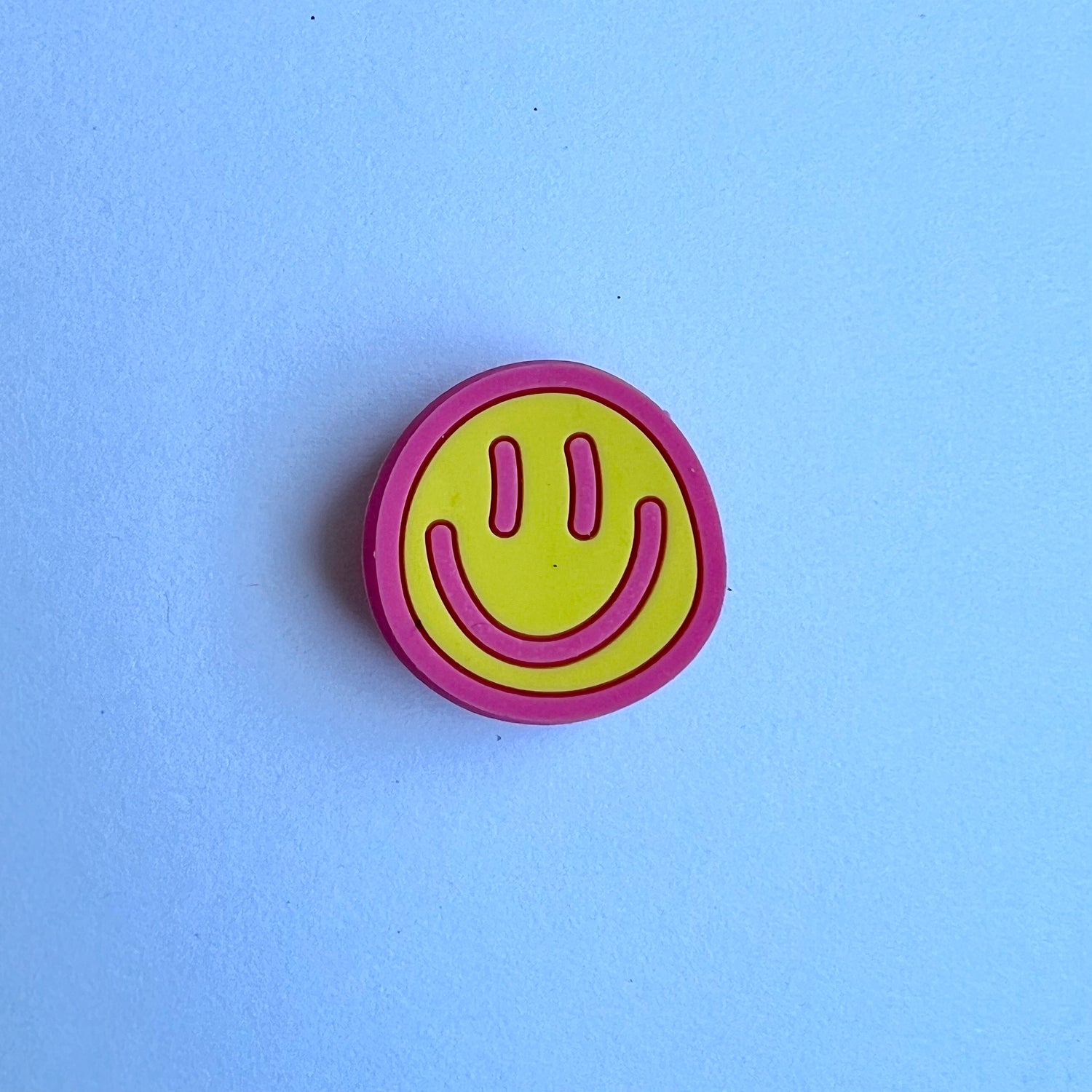 Pink Smiley Face Charm