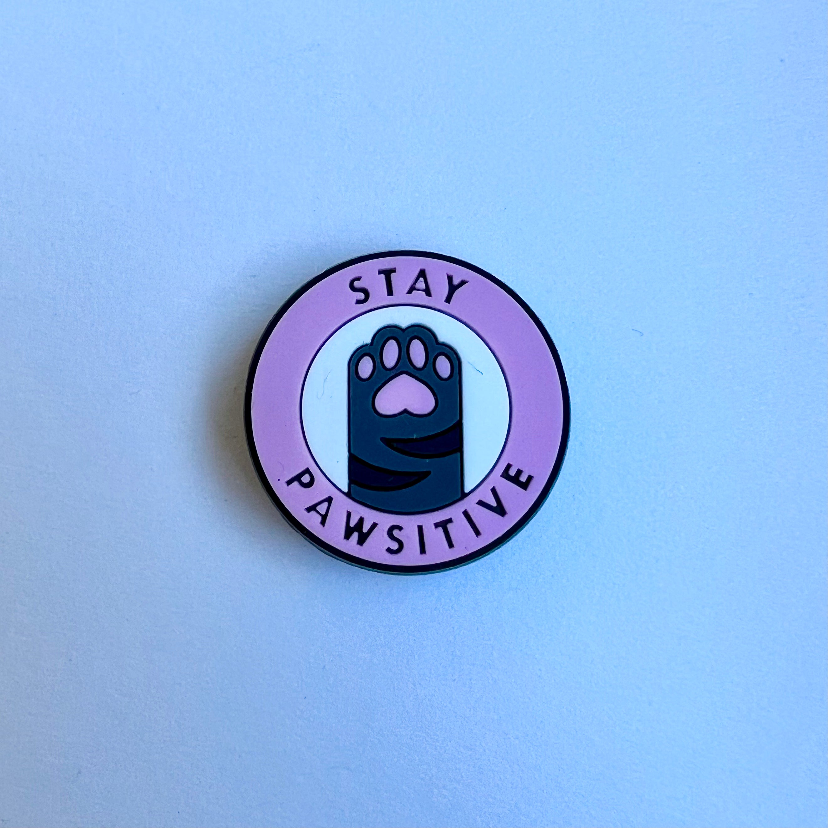 Stay Pawsitive Charm