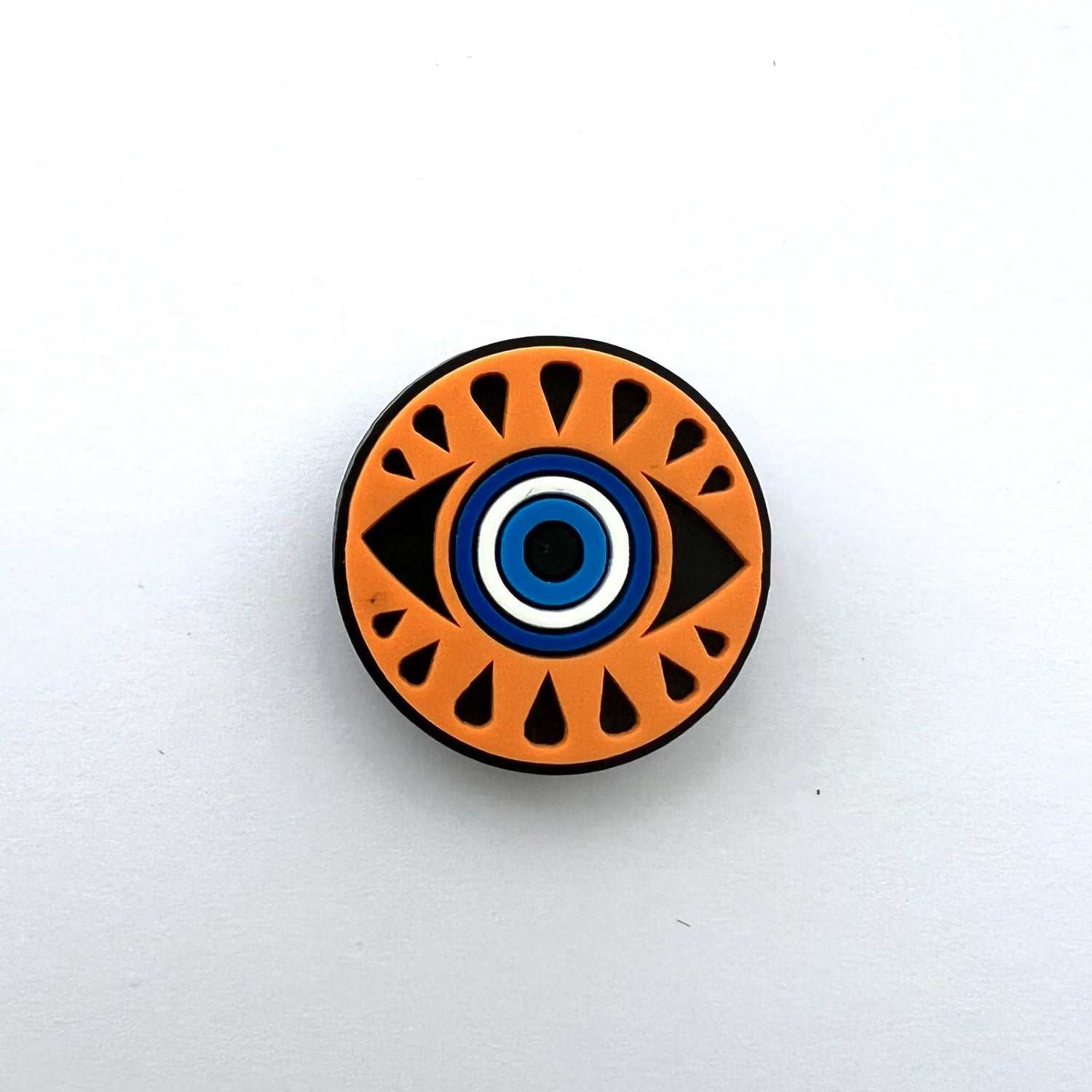 Orange Evil Eye Charm
