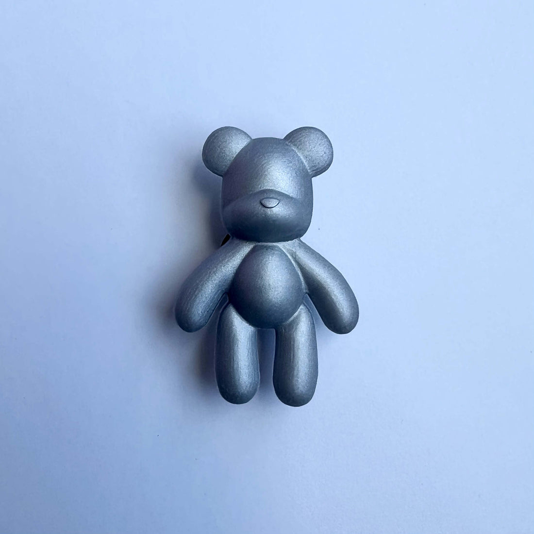 Silver Bear Charm